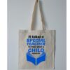 Budget Calico Tote Bag Thumbnail